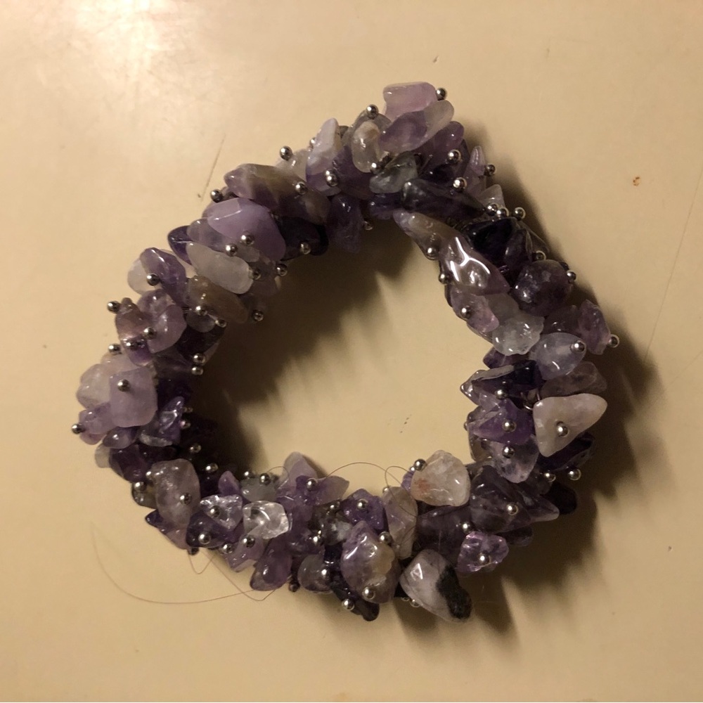 Amethyst Bracelet (real stones)